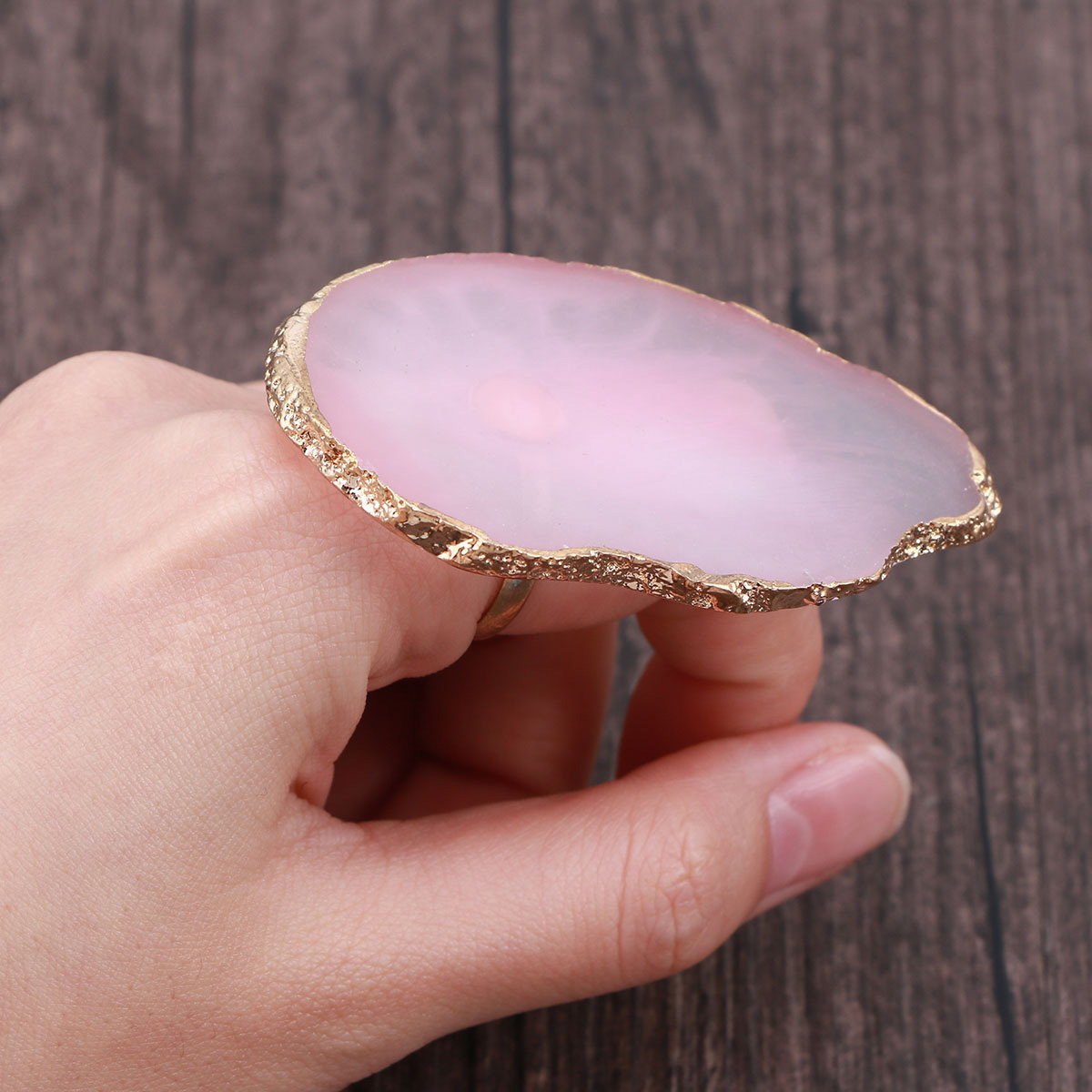 Mini Nail Art Finger Ring Pale - Resin Art Ring Design recension och pris